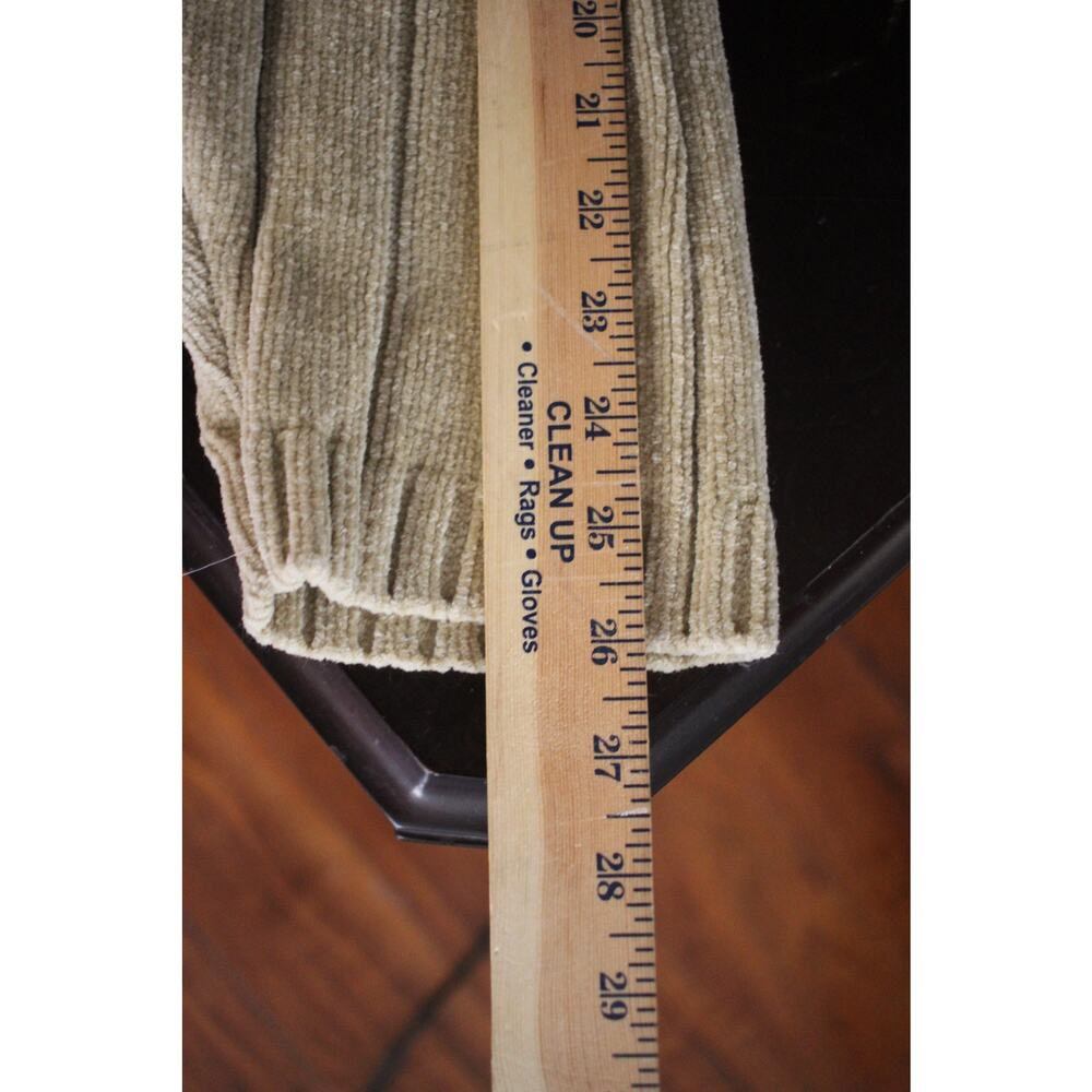 Vintage Southpole Chenille Turtleneck Sweater XL Tan Cream Hip Hop Y2K Knit - Picture 8 of 9